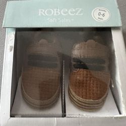 Brand New Robeez Soft Sole Baby Shoes 