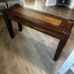 Wood Console Table