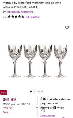 Marquis By Waterford Crystal Wine Glass (4 Count)