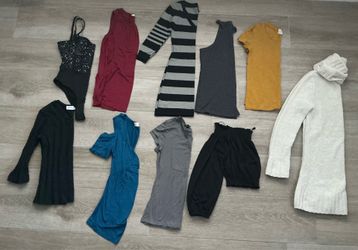 Women's Clothing Bundle Shirts, Tops, Bodysuit, Sweater Sizes XS, S, M