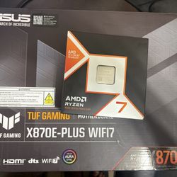 Ryzen 7 9800X 3D  Combo ASUS TUF X870E-PLUS WIFI 7 