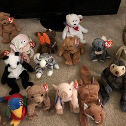 Beanie Babies Plush - some PVC pellets - Vintage Plush - 1st Editions