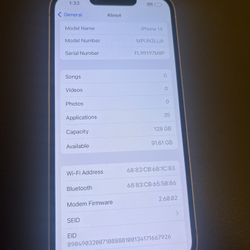 iPhone 14 128 Gb Fully Unlocked To Any Company 