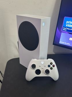 Xbox Series S with headset