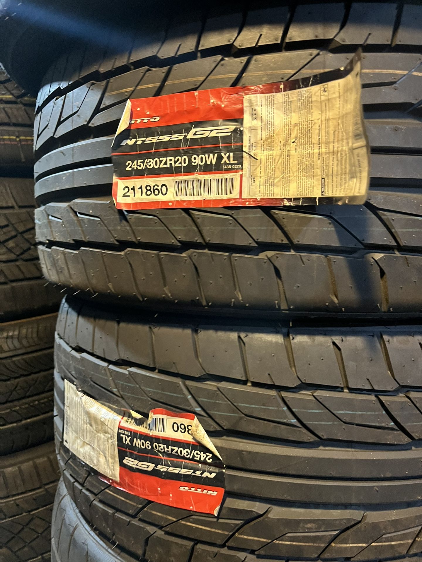 NITTO NT555 G2 245/30R20 TIRES FOR SALE!!!!