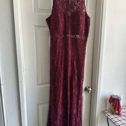 Burgundy Prom Dress