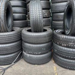 245/55R19 TOYO A SET OF FOUR USED TIRES 