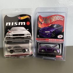 RLC / Club Exclusive Purple Nissan Skyline GT-R (BNR34) &  NISMO