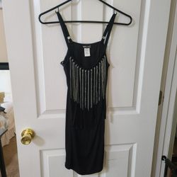 Tank Top With Silver Chains