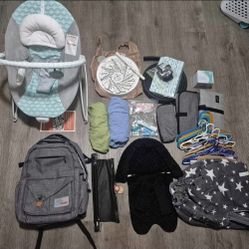 Large Baby Care/Gear Bundle Lot