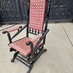 1880s Spindle Rocking Chair Antique Vintage Victorian Era