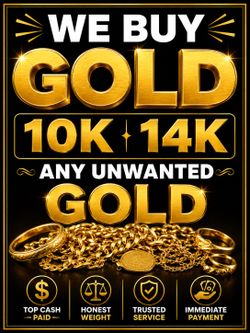 Buying gold 10k , 14k. 661📍