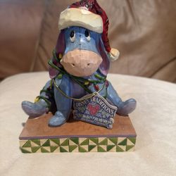 Disney Tradtion by Jim Shore - EEYORE WITH CHRISMAS LIGHTS