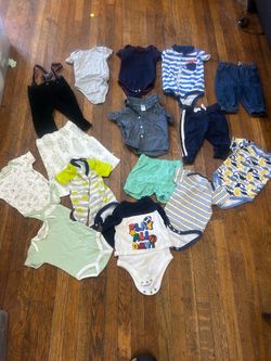Bundle $5 for all boy infant clothes sz 6-9mo
