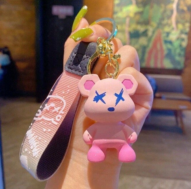 HOT New Anime Bear Keychain Or Backpack Charm