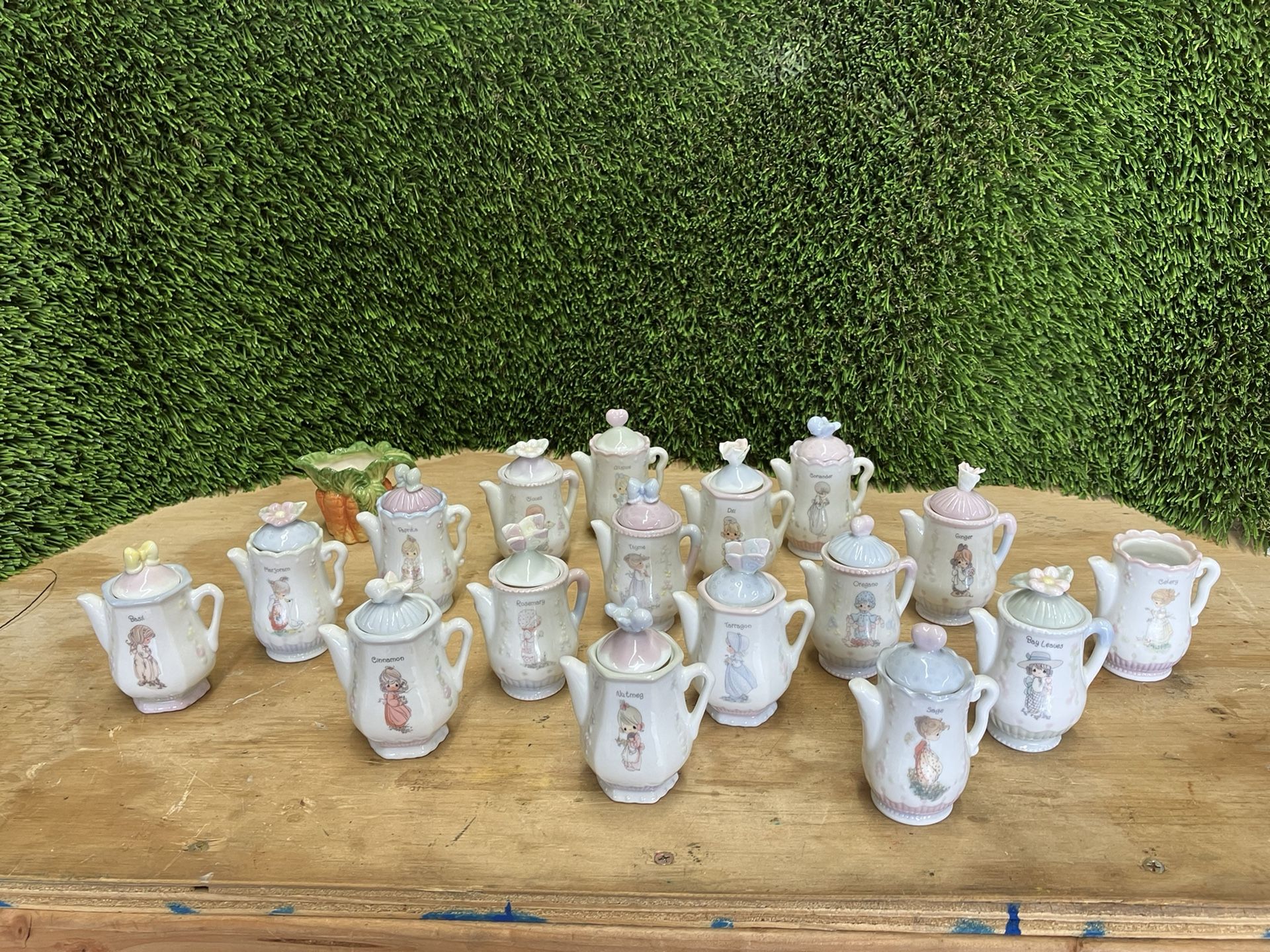 Precious Moments Spice Jars