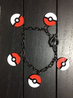 7” Pokemon Medallion Charm Bracelet