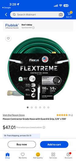 Flexon Flextreme Contractor Grade Hose (5/8 in. x 100 ft.)