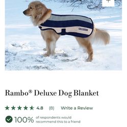 Dover Saddlery Rambo Fleece Dog Jacket Size XXL