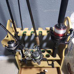fishing rods and reels 