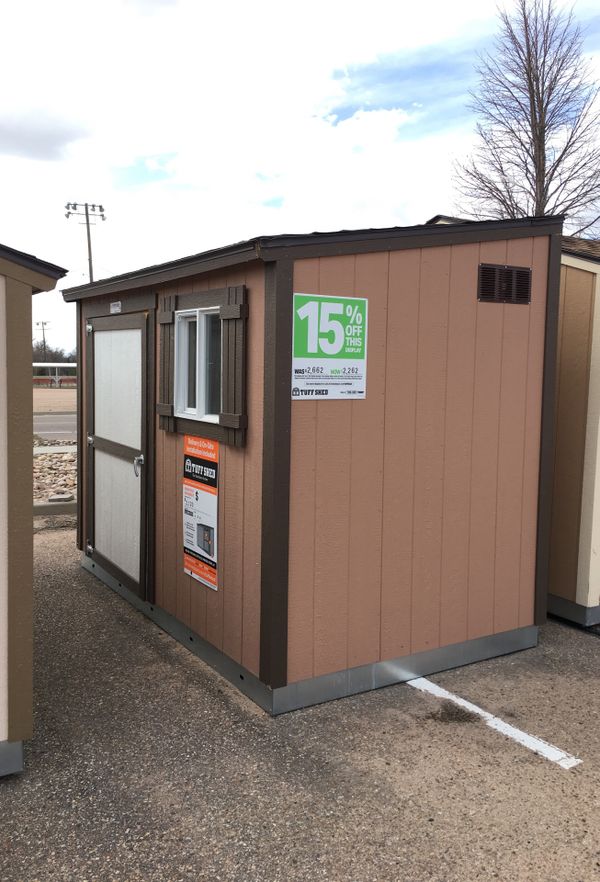 6x10 lean to tuff shed ,262 for sale in commerce city