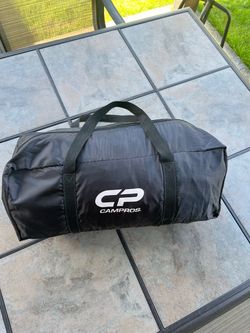 CAMPROS 7x7 Tent with Poles, Stakes, Rainfly, inside tent gear holder and Carry Bag