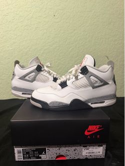 Size 11 - Air Jordan 4 Retro OG 2025 White Cement
