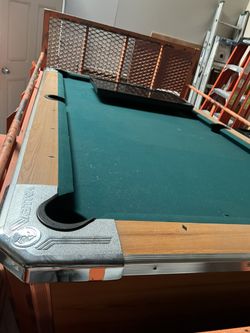 8 Foot Billiard Table With Ball Return Ready To Deliver