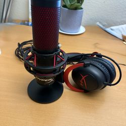 HyperX Headphones and Mic