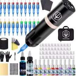 Wireless Tattoo Pen Kit New