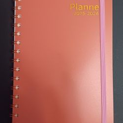 18 Month 2025-2026  Planner - Pink