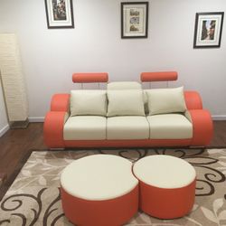 Awesome Designer Sofa set (3+2+1+2 ottomans)