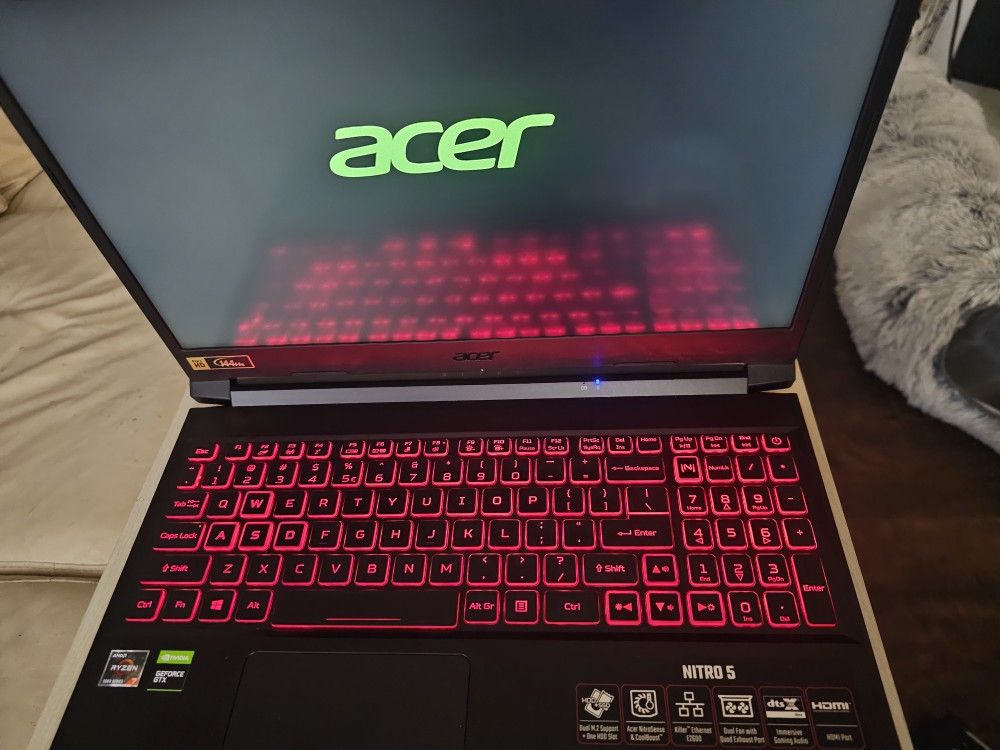 ACER Nitro 5 Gaming Laptop, Ryzen 7, Black