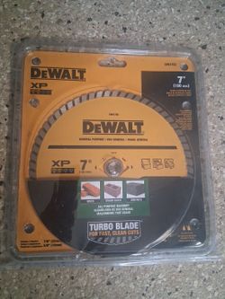 DeWalt DW4702 7-Inch Turbo Diamond Blade