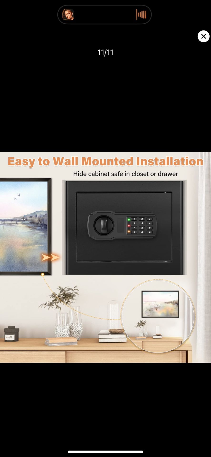 1.2 Cubic Home Safe