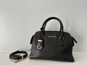 MK Medium Satchel Leather Bag