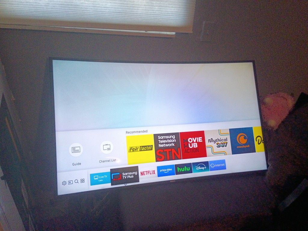 Samsung Curve Smart TV 55 Inch