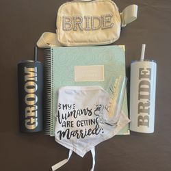 Bridal Gift Package Wedding Planner Tumbler Humans Getting Married Bandana  