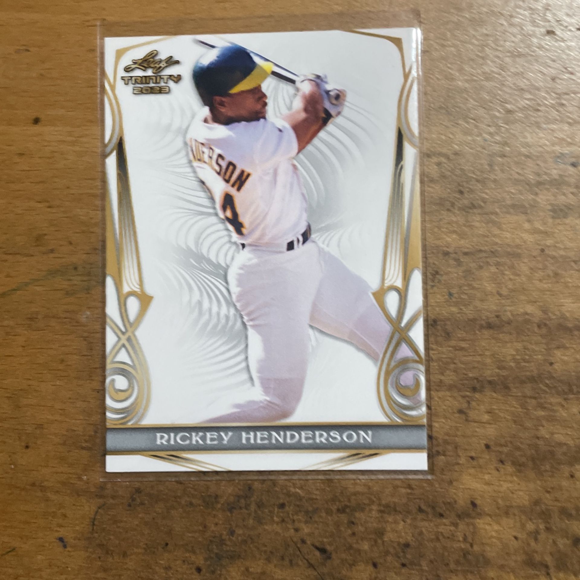 2023 LEAF TRINITY RICKEY HENDERSON CARD