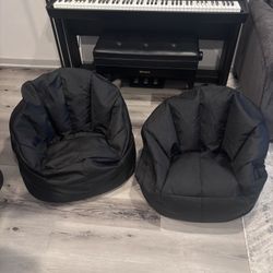 2 Big Joe Bean Bag Chairs