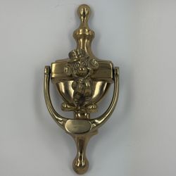 Vintage DISNEY MICKEY MOUSE BRASS DOOR KNOCKER-Top Hat Coat Scarf 