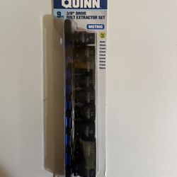 Quinn 3/8 Drive Bolt Extractor Set 9 Pcs