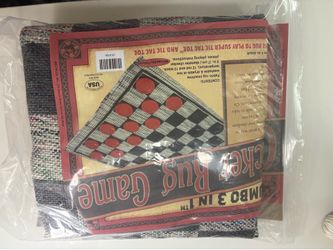 Checkered rug case