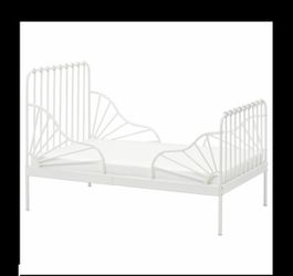Twin bed frame with mattress