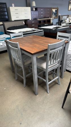 $499 Rustic Pub Dining Set – Compact, Sturdy, and Stunning