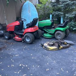 Two Lawn Tractors