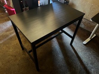 Black table