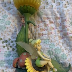 Disneyland Tinker Bell Porcelain Adorable Little Candle Holder On Top Purchase At Disneyland $40