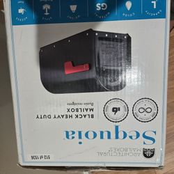 Black Heavy Duty Mailbox 