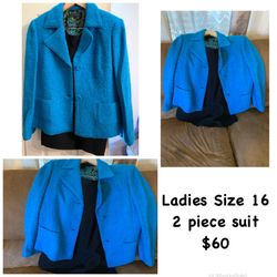 Suits For Sale Size 16 $60